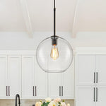 Single Light Modern Glass Globe Pendant - LightfixturesUAE