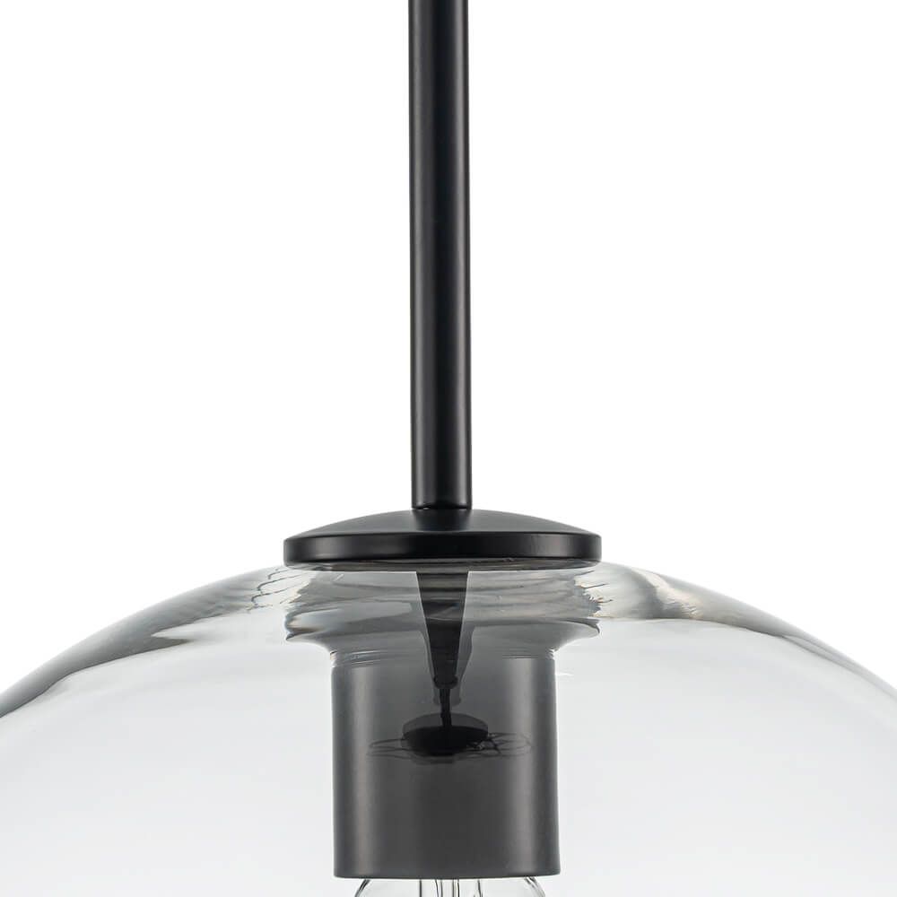 Single Light Modern Glass Globe Pendant - LightfixturesUAE