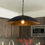 Single Light Retro Flying Saucer Pendant - LightfixturesUAE