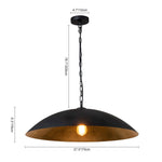 Single Light Retro Flying Saucer Pendant - LightfixturesUAE