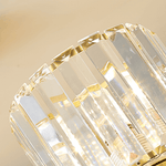 Small Simple Clear Crystal Shade Cylinder Ceiling Light - LightfixturesUAE