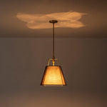 Timeless 4 - Light Lantern Conical Fabric Pendant Light - LightfixturesUAE