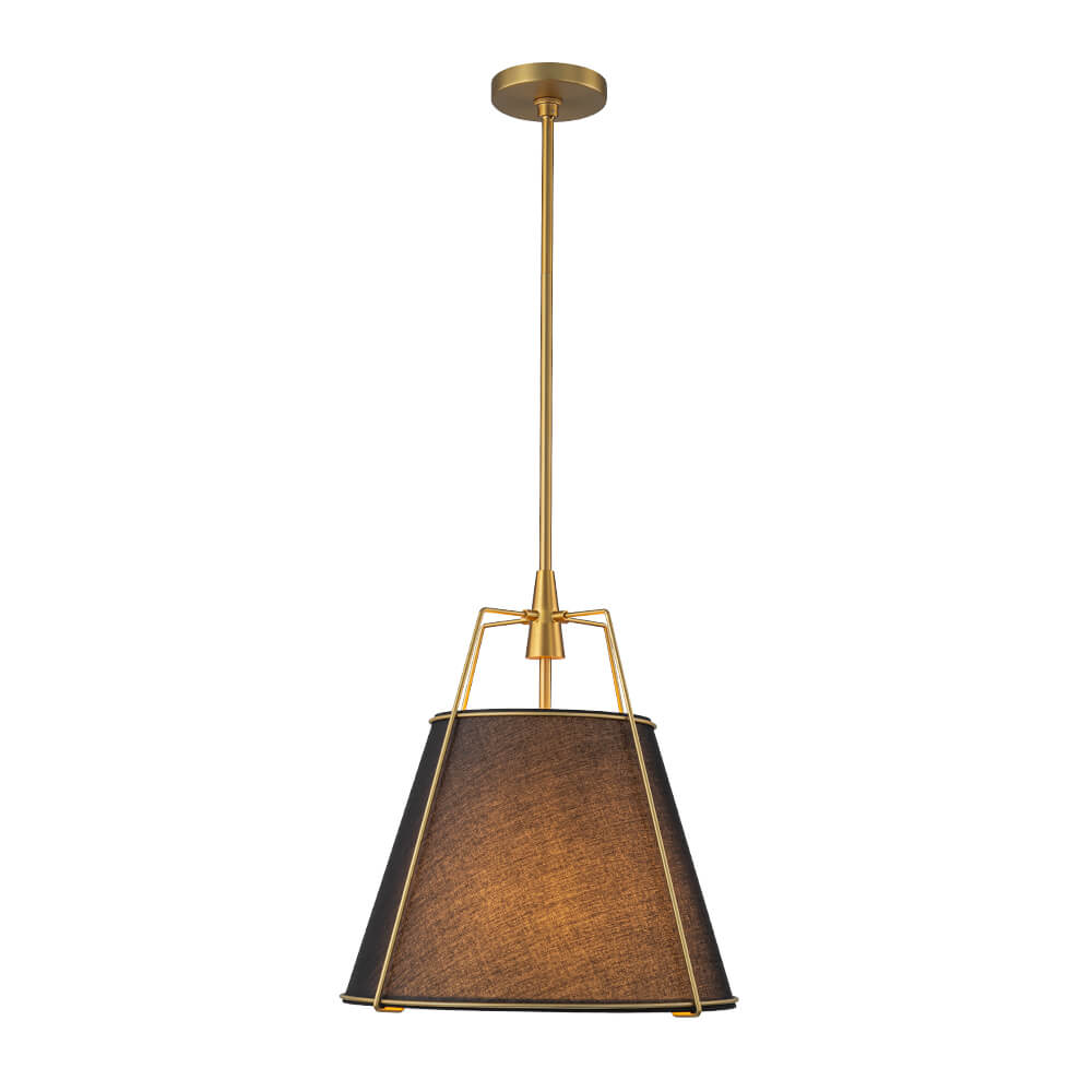 Timeless 4 - Light Lantern Conical Fabric Pendant Light - LightfixturesUAE
