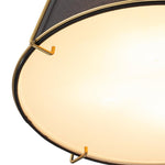 Timeless 4 - Light Lantern Conical Fabric Pendant Light - LightfixturesUAE