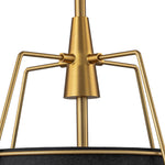 Timeless 4 - Light Lantern Conical Fabric Pendant Light - LightfixturesUAE
