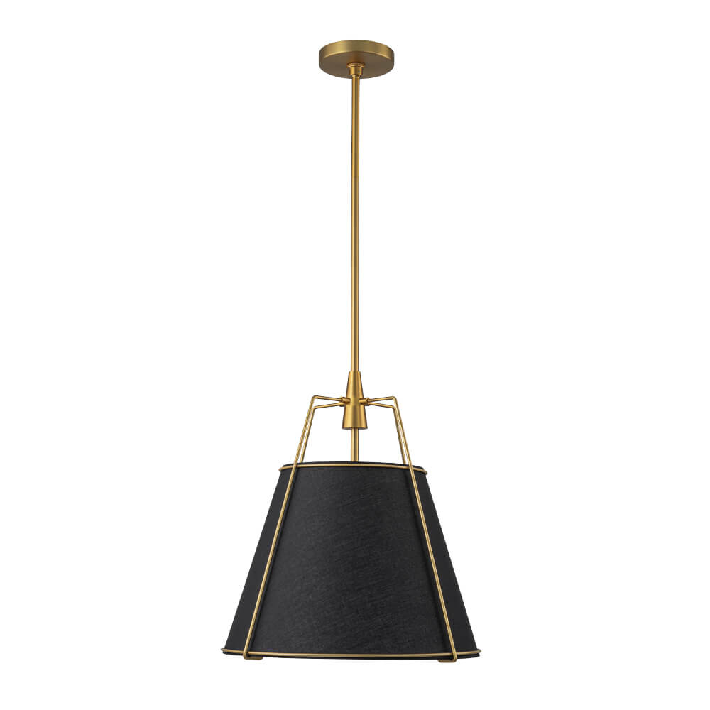 Timeless 4 - Light Lantern Conical Fabric Pendant Light - LightfixturesUAE