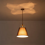 Timeless 4 - Light Lantern Conical Fabric Pendant Light - LightfixturesUAE