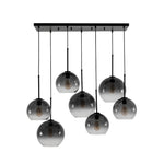 Timeless 7 - Light Glass Globe Cluster Chandelier Pendant - LightfixturesUAE