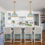 Vintage Distressed 1 - Light Dome Shape Metal Pendant Light - LightfixturesUAE