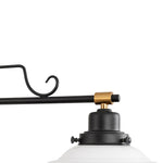 Vintage Schoolhouse Style 3 - Light Glass Chandelier - LightfixturesUAE